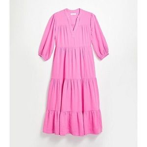 Lou & Grey Tiered Pocket Maxi Dress